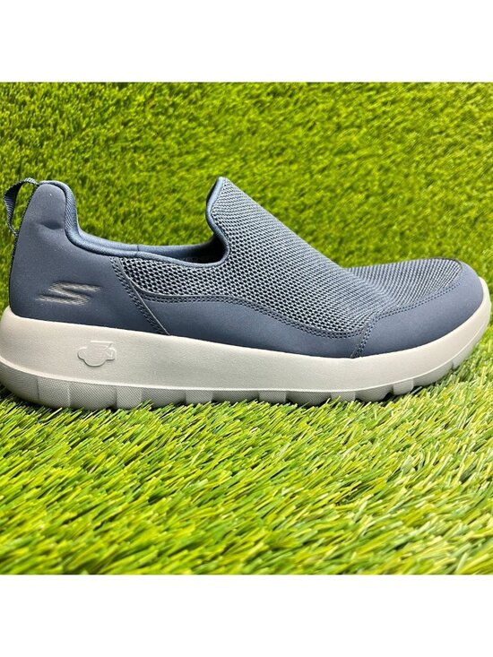 SKECHERS Other - Skechers Go Walk Max Mens Size 8 Blue Gray Running Walking Slip On Shoes Sneaker